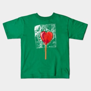 Heart Lollipop Kids T-Shirt